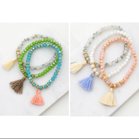 Jewelry - Beaded Bracelet Sets HP! 🥳